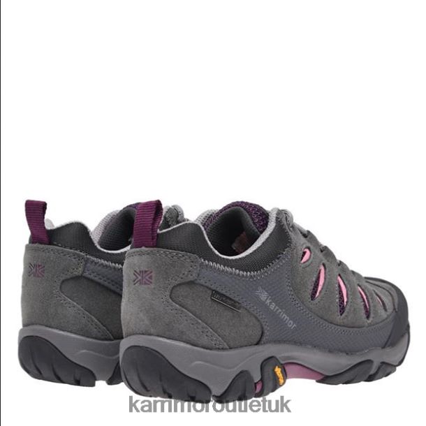 Karrimor Sandals UK - Footwear Karrimor Aspen Low Walking Trainers Charcoal Women R04TL096