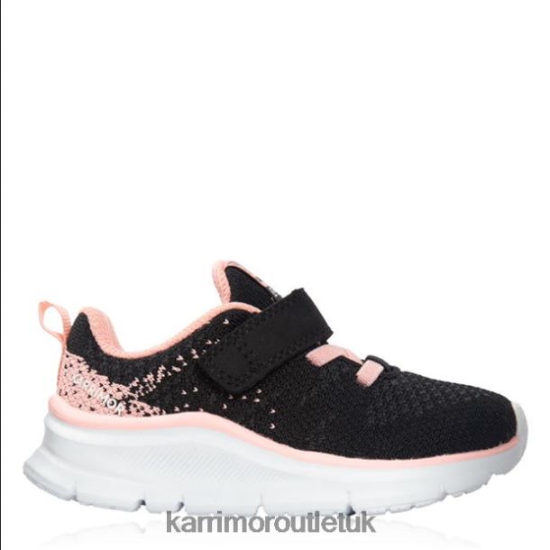 Karrimor Sandals UK - Footwear Karrimor Duma 6 Running Shoes Black/Pink Girls R04TL0288