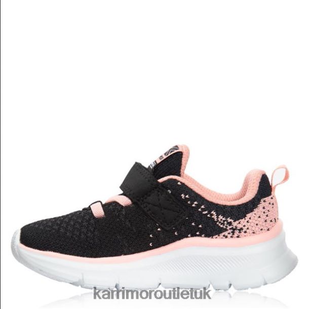 Karrimor Sandals UK - Footwear Karrimor Duma 6 Running Shoes Black/Pink Girls R04TL0288