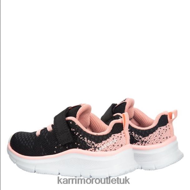 Karrimor Sandals UK - Footwear Karrimor Duma 6 Running Shoes Black/Pink Girls R04TL0288