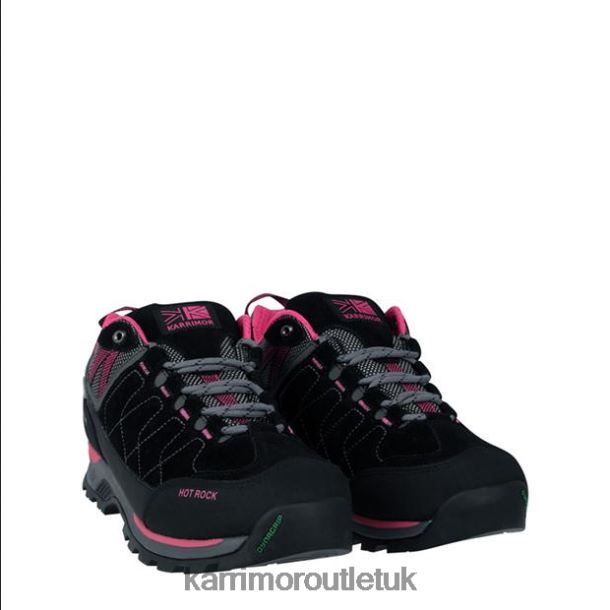 Karrimor Sandals UK - Footwear Karrimor Hot Rock Low Walking Shoes Black/Pink Women R04TL0102