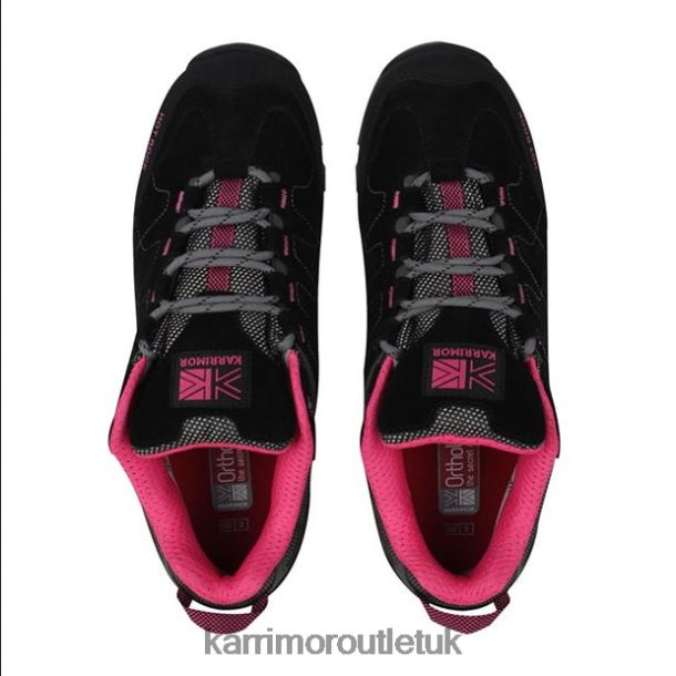 Karrimor Sandals UK - Footwear Karrimor Hot Rock Low Walking Shoes Black/Pink Women R04TL0102