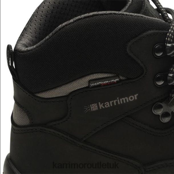 Karrimor Sandals UK - Footwear Karrimor KSB Brecon High Walking Boots Charcoal Men R04TL078