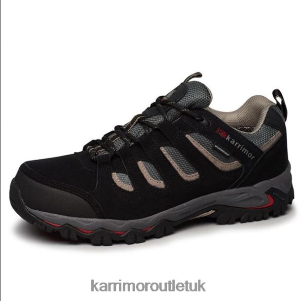 Karrimor Sandals UK - Footwear Karrimor Mount Low Walking Shoes Black Men R04TL081