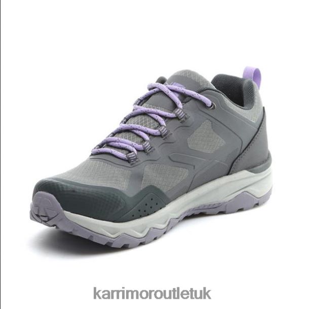 Karrimor Sandals UK - Footwear Karrimor Spiral Low Walking Shoes Grey Women R04TL093