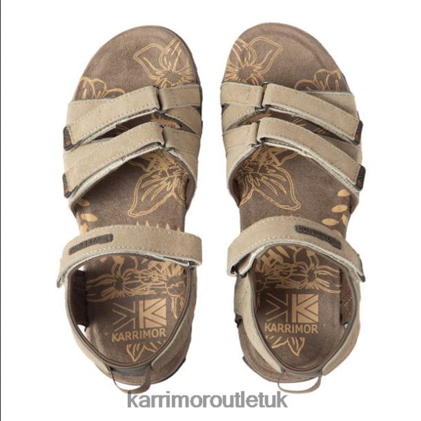 Karrimor Sandals UK - Footwear Karrimor Tuvalu Leather Sandals Tan Women R04TL0111