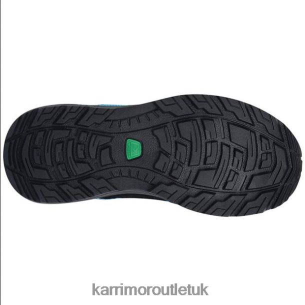 Karrimor Sandals UK - Footwear Karrimor Verdi Mid Walking Boots Blue/Orange Kids R04TL0285