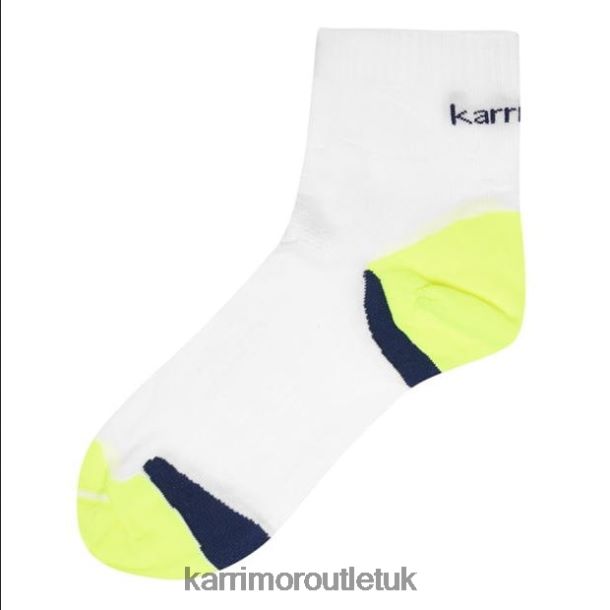 Karrimor UK - Accessories Karrimor Anti Blister Running Socks White/Fluo Men R04TL028