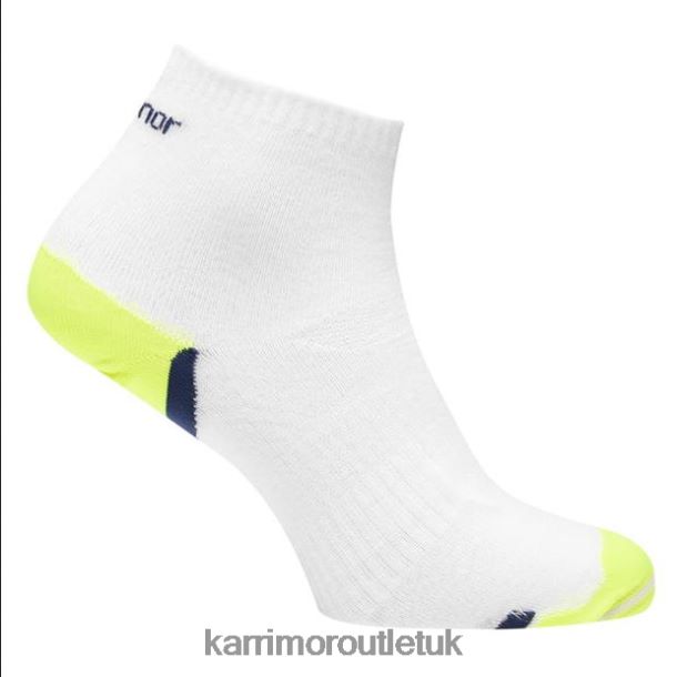 Karrimor UK - Accessories Karrimor Anti Blister Running Socks White/Fluo Men R04TL028