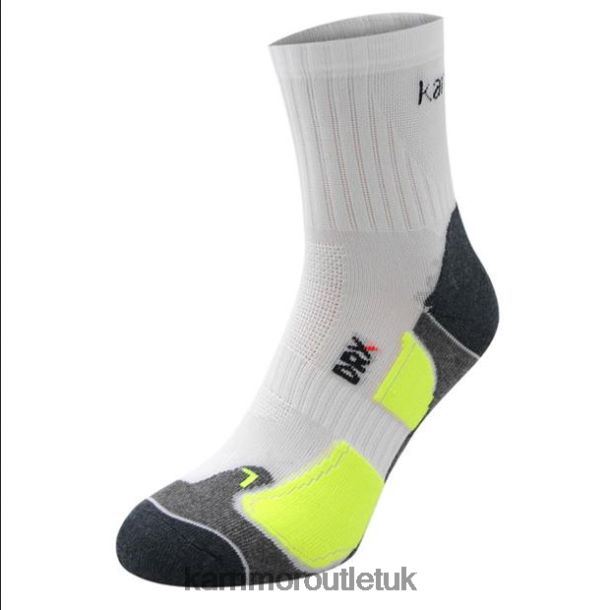 Karrimor UK - Accessories Karrimor Dri Skin 2 Pack Running Socks White/Fluo Men R04TL031