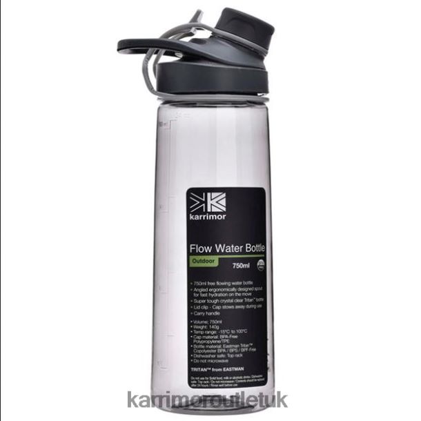 Karrimor UK - Accessories Karrimor Water Bottle 750ml Charcoal Unisex R04TL0299