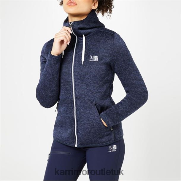 Karrimor UK - Clothing Karrimor Fleece Hoodie Navy Unisex R04TL0275