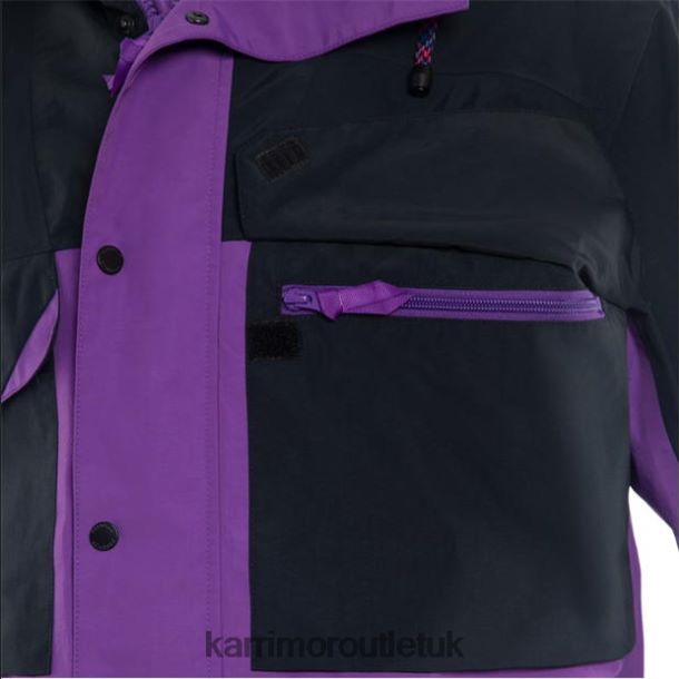 Karrimor UK - Clothing Karrimor K2 Alpine Jacket Black/Purple Men R04TL0155