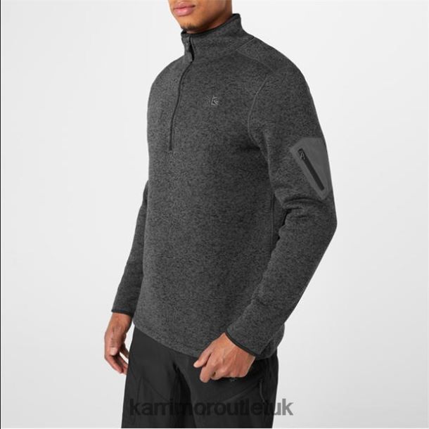 Karrimor UK - Clothing Karrimor Orbit Fleece Charcoal Marl Unisex R04TL0152