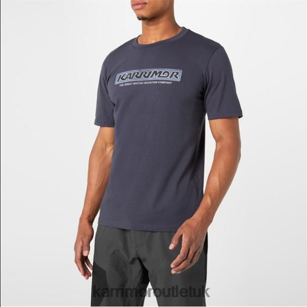 Karrimor UK - Clothing Karrimor T Shirt Blue Steel Men R04TL0185