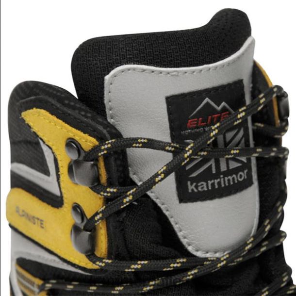 Karrimor UK - Footwear Karrimor Alpiniste Mountain Boots Black/Yellow Men R04TL068