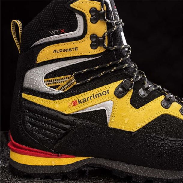 Karrimor UK - Footwear Karrimor Alpiniste Mountain Boots Black/Yellow Men R04TL068