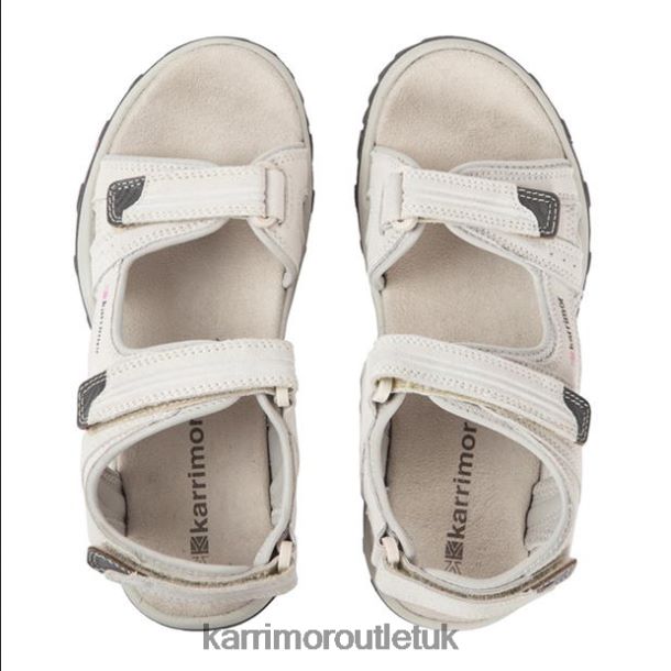 Karrimor UK - Footwear Karrimor Antibes Leather Sandals Beige/Pink Women R04TL0110