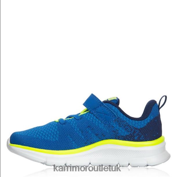 Karrimor UK - Footwear Karrimor Duma 6 Running Shoes Blue/Lime Boys R04TL0287