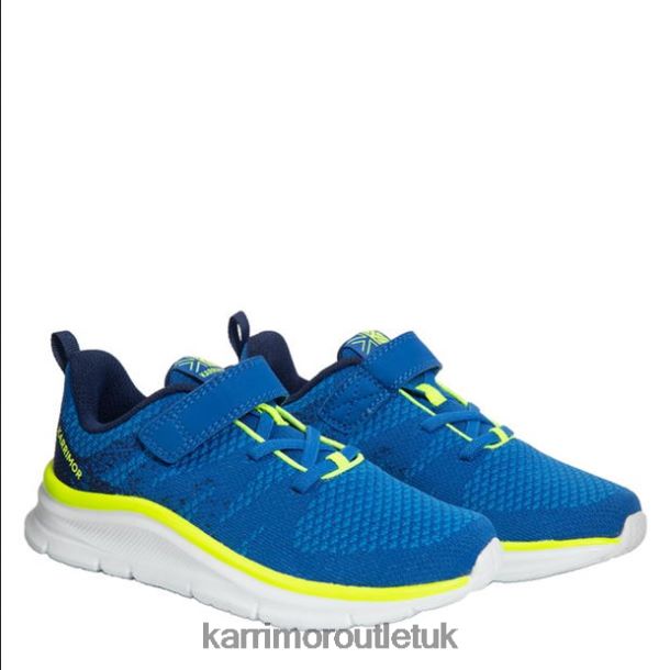 Karrimor UK - Footwear Karrimor Duma 6 Running Shoes Blue/Lime Boys R04TL0287