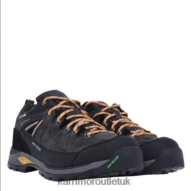 Karrimor UK - Footwear Karrimor Hot Rock Low Walking Shoes Charcoal/Yellow Men R04TL083