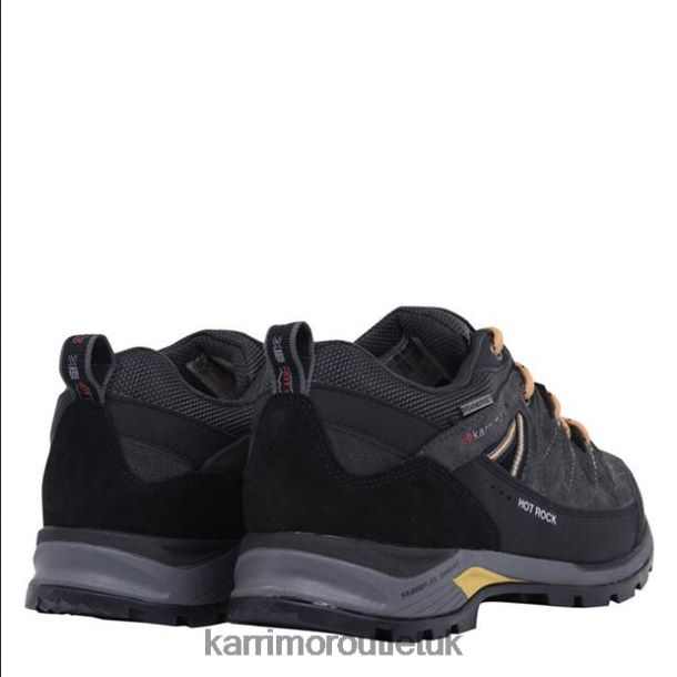 Karrimor UK - Footwear Karrimor Hot Rock Low Walking Shoes Charcoal/Yellow Men R04TL083