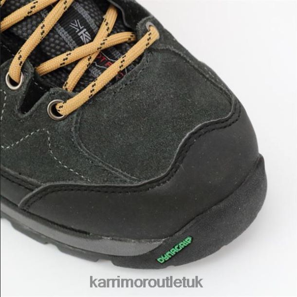 Karrimor UK - Footwear Karrimor Hot Rock Low Walking Shoes Charcoal/Yellow Men R04TL083