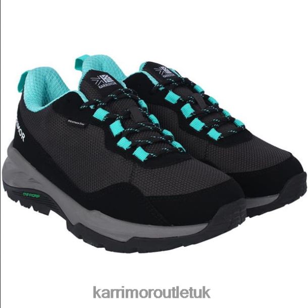 Karrimor UK - Footwear Karrimor Verdi Low Walking Shoes Charcoal/Teal Women R04TL092